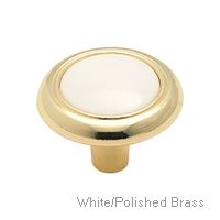 White/Polished Brass